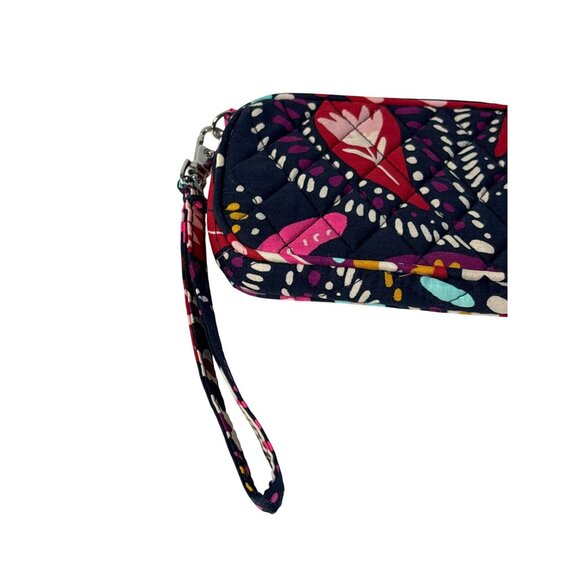 Vera Bradley Painted Paisley Tech Case Wristlet 7 in X 4.5 in X 1 in New - Picture 2 of 5